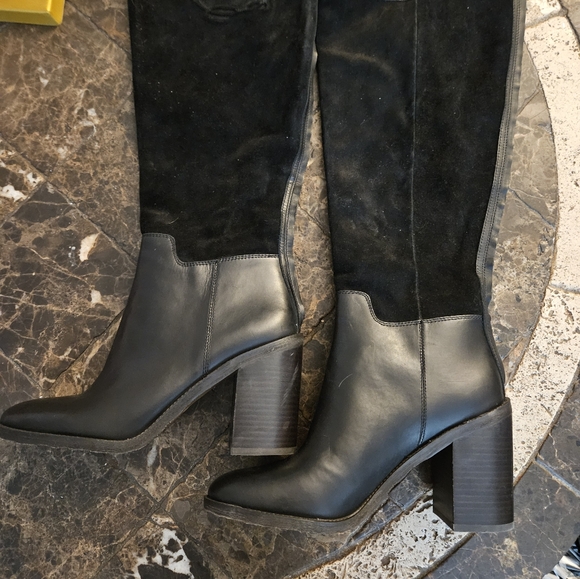 Franco Sarto Women's L-rivettall Knee High Boot Sz 10 NEW - Picture 3 of 6